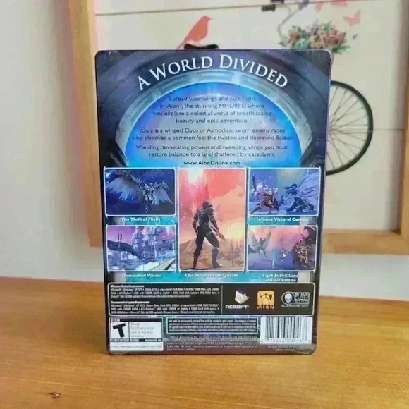 AION DVD ROM ONLINE SOFTWARE Rated Teen PC 2009 Original Metal Box - Picture 2 of 7